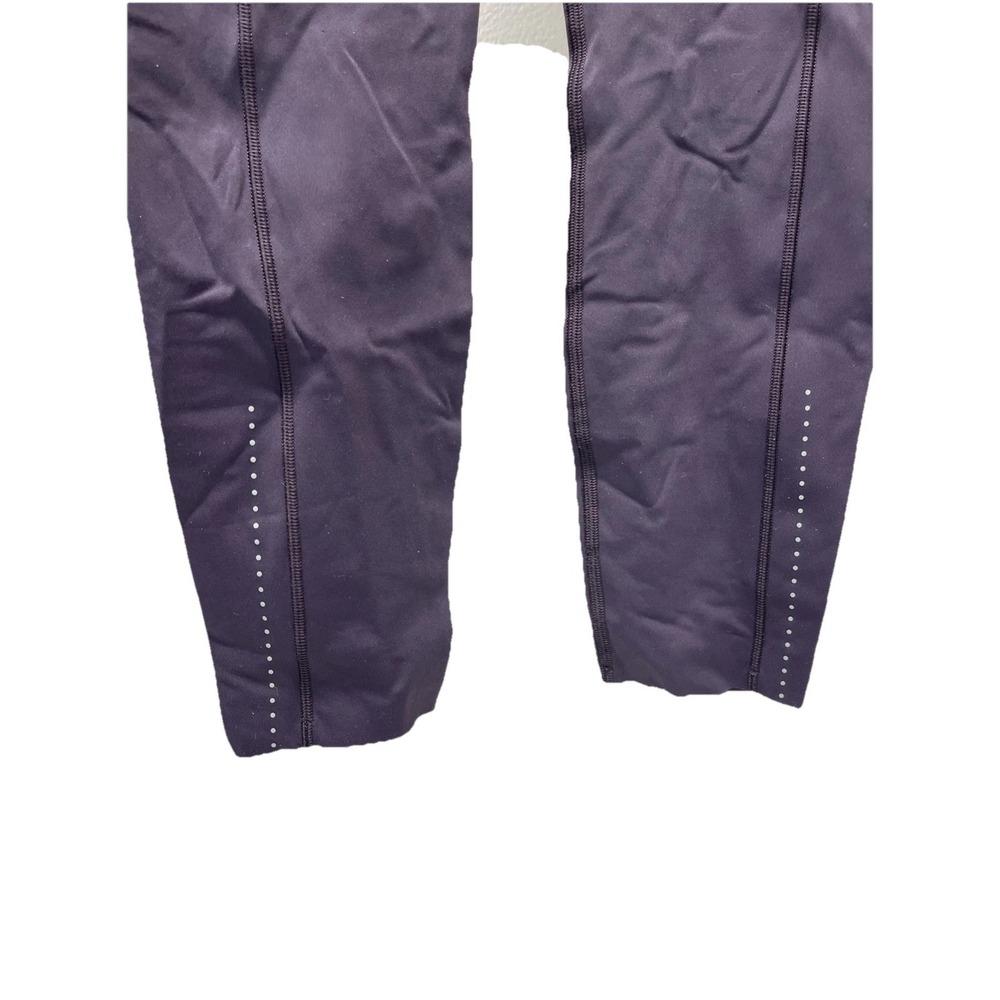 lululemon Black Women's Size 6 Leggings W/pockets & 3 Pockets On Back. - Picture 3 of 6